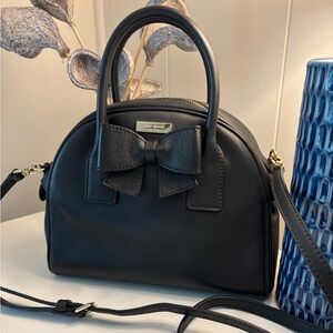 Kate Spade Black Crossbody Bag with Bow